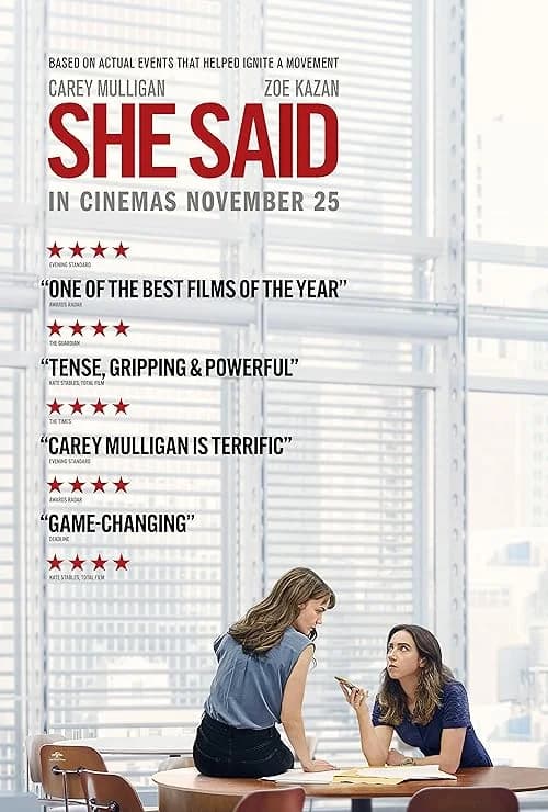 She Said film posteri